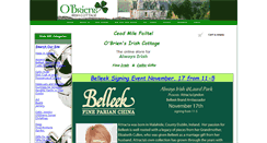 Desktop Screenshot of obriensirishcottage.com